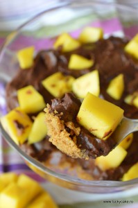 crema de ciocolata cu mango