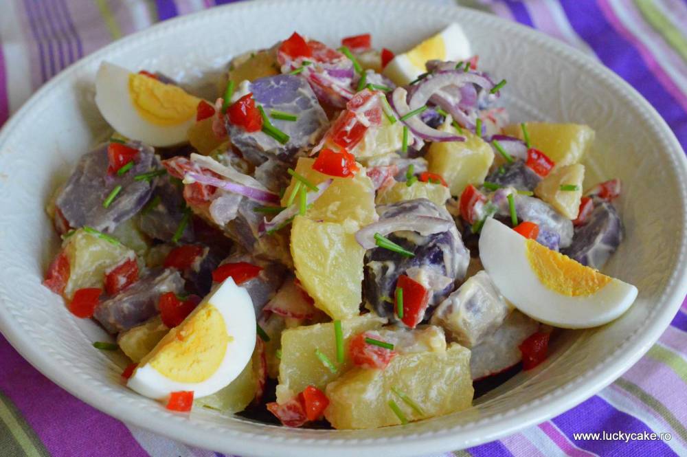 Salata de cartofi mov
